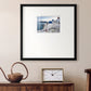 Santorini Sunrise Premium Framed Print Double Matboard