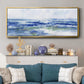 Soft Ocean Waters I - Floater Framed Canvas Print