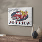God Bless America Truck - Canvas Art Print