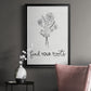 Find Your Roots Sketch - Modern Framed Canvas Print