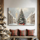 Silver Evergreen at Dawn - Canvas Art Print