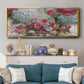 Contained Blooms - Floater Framed Canvas Print