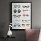 Vintage Glasses II - Modern Framed Canvas Print