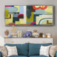 City of Rainbows III - Floater Framed Canvas Print
