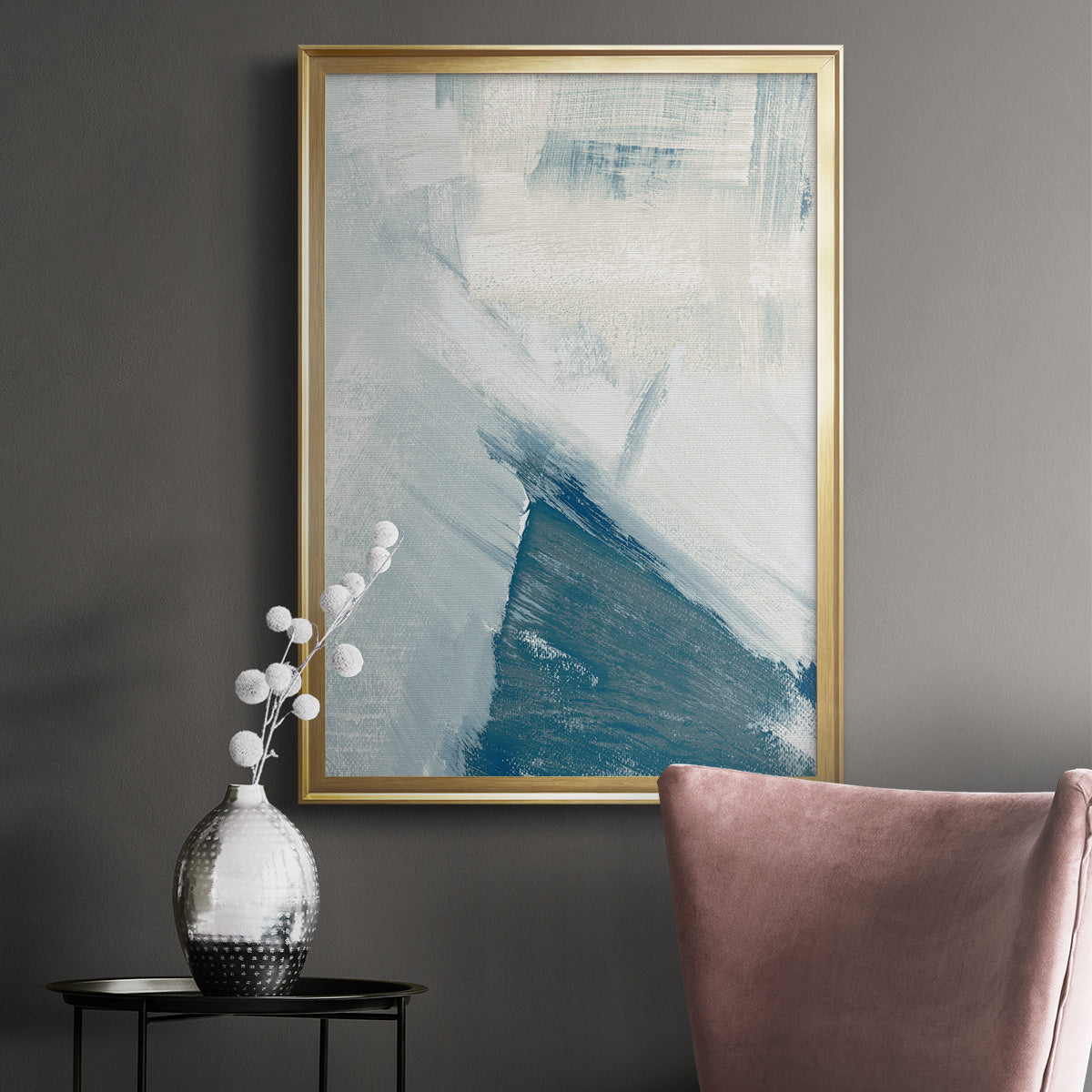 Windblown I - Modern Framed Canvas Print