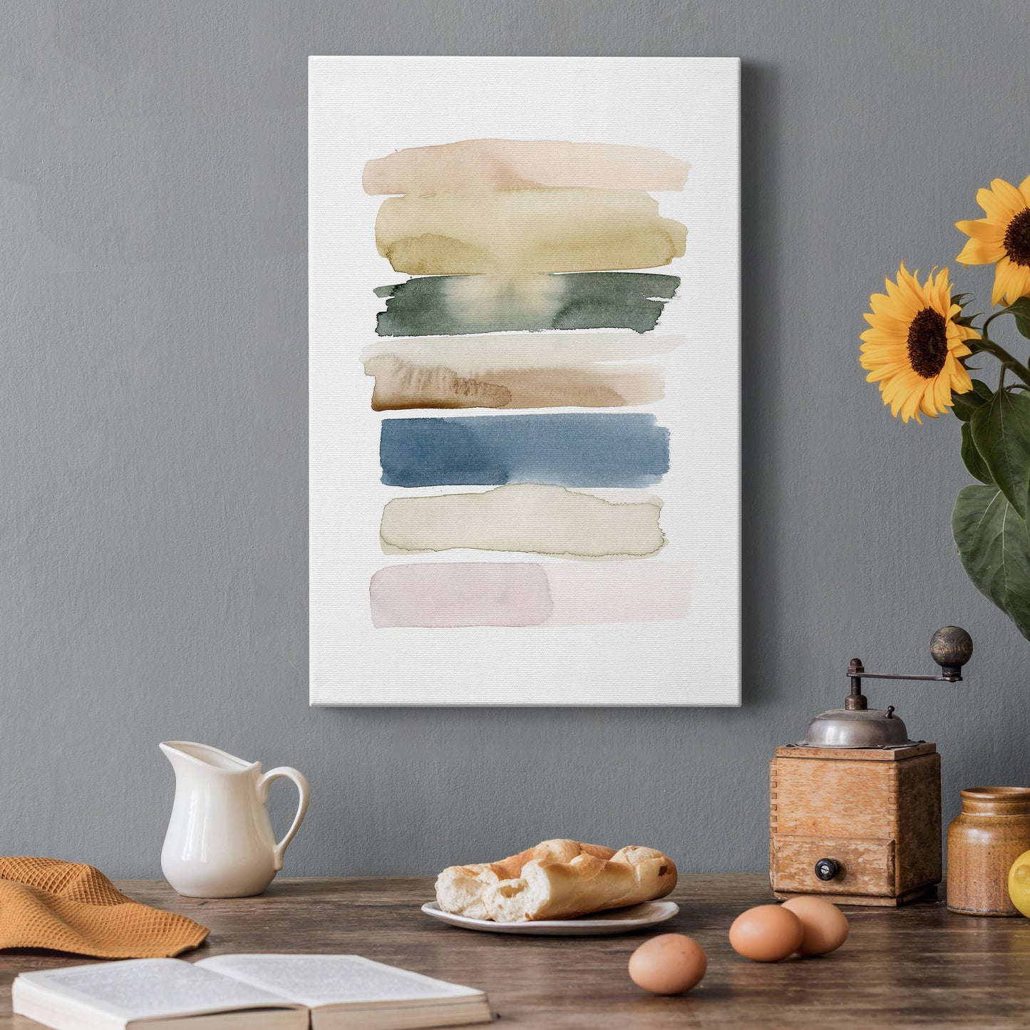 Faint Swatches II Premium Gallery Wrapped Canvas - Ready to Hang