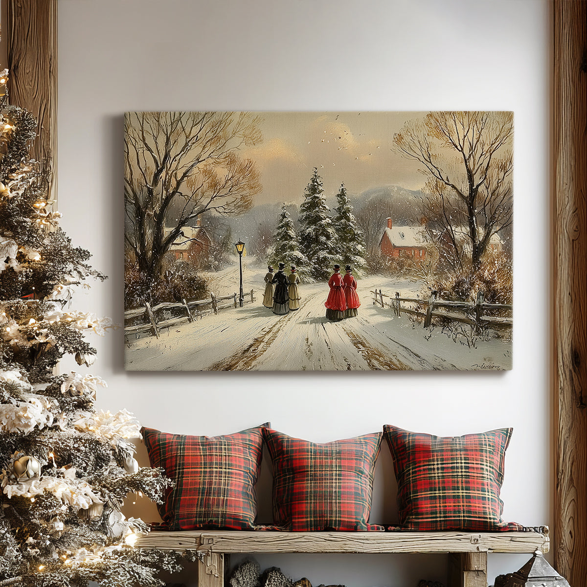 Honeyed Candle at Eve - Canvas Art Print