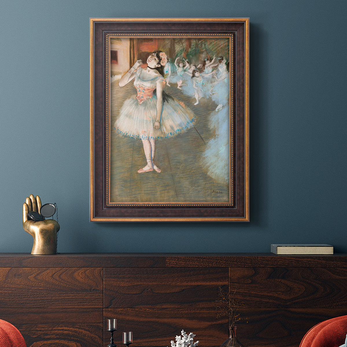 The Star - Ornate Framed Canvas Print