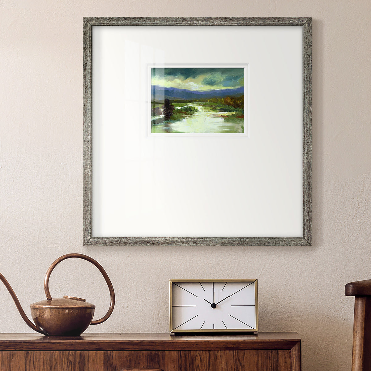 Mountain Meadow Premium Framed Print Double Matboard