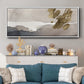 Watercolor with Gold II - Floater Framed Canvas Print