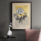 Floral Diary II - Modern Framed Canvas Print