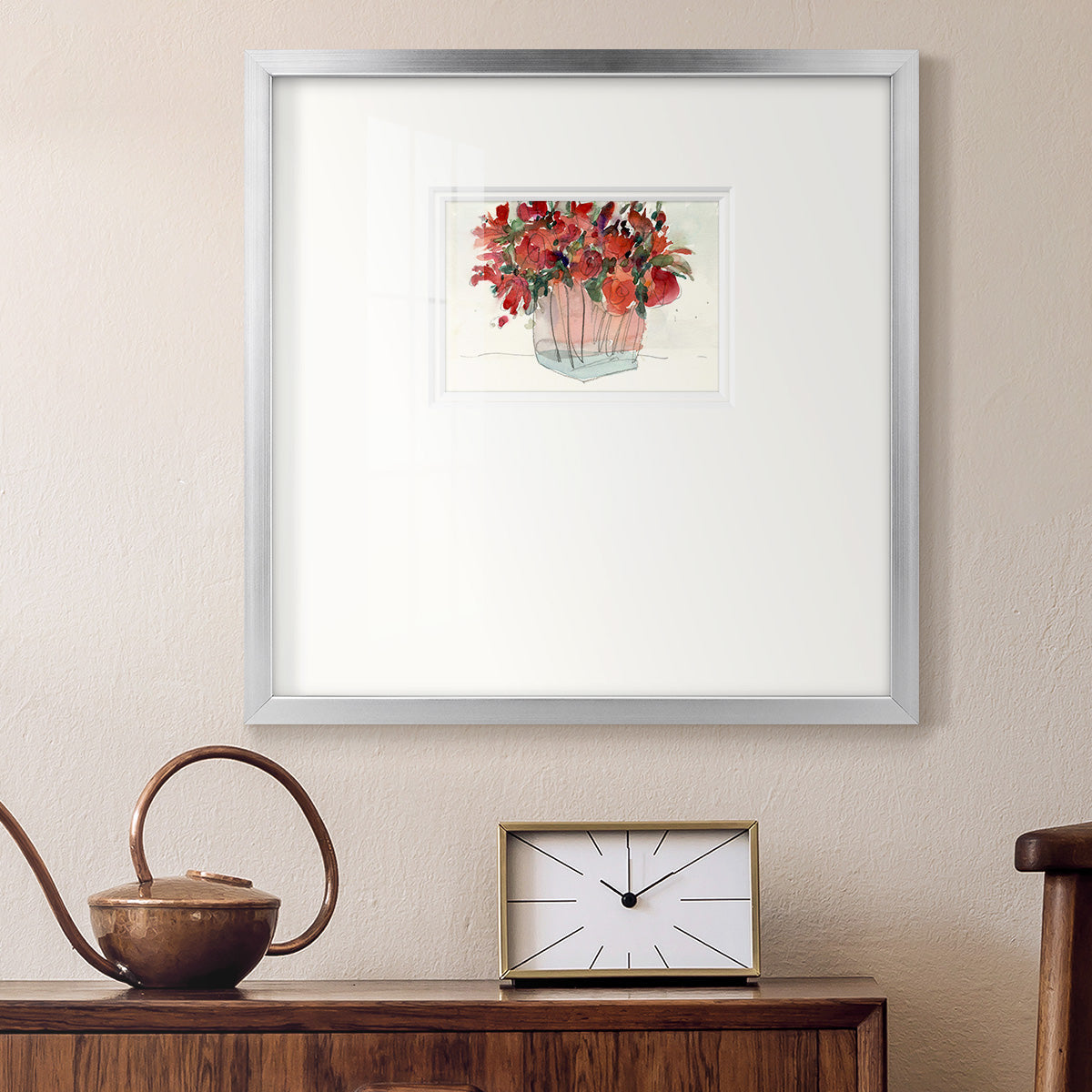 The Small Bunch II Premium Framed Print Double Matboard