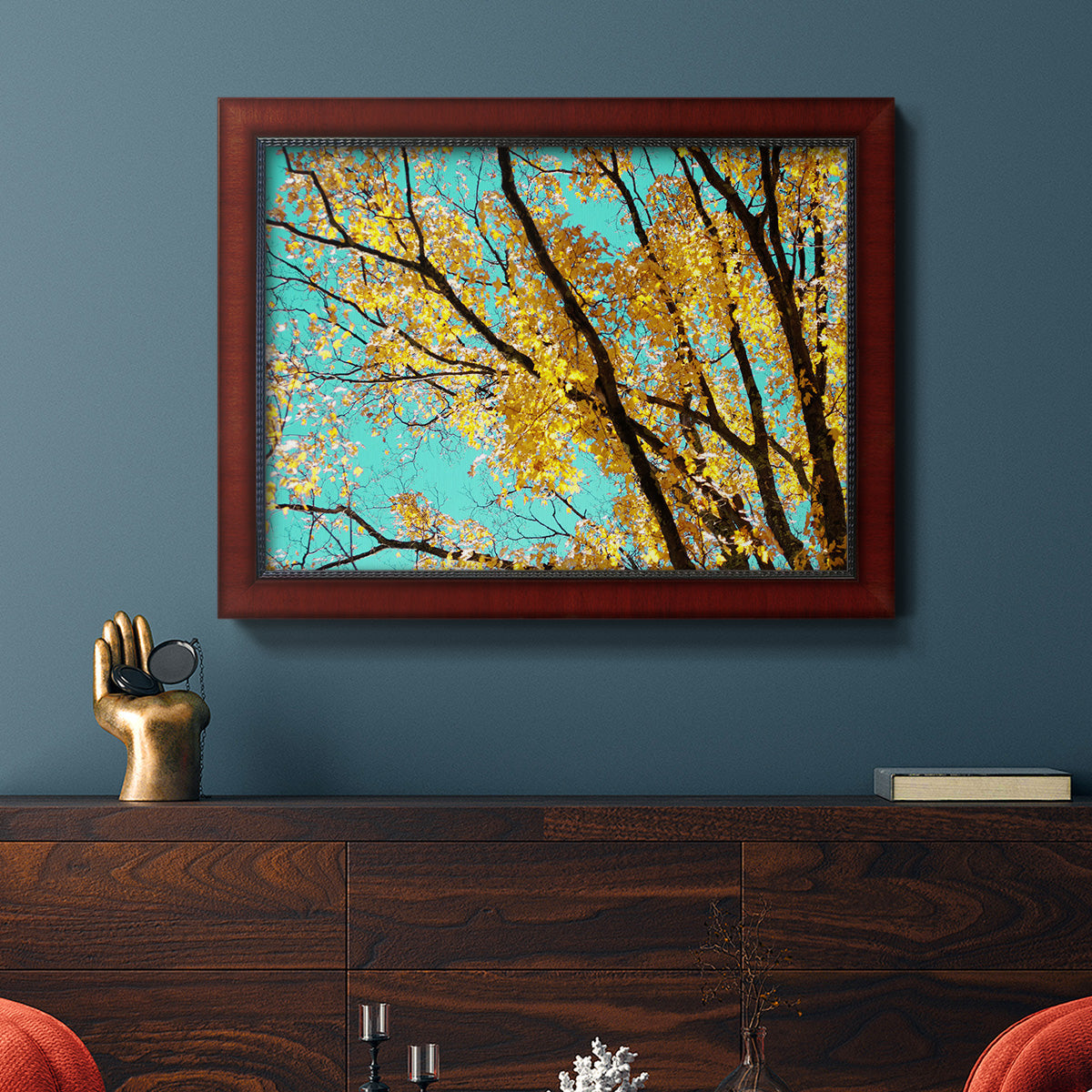 Autumn Tapestry IV Premium Framed Canvas- Ready to Hang