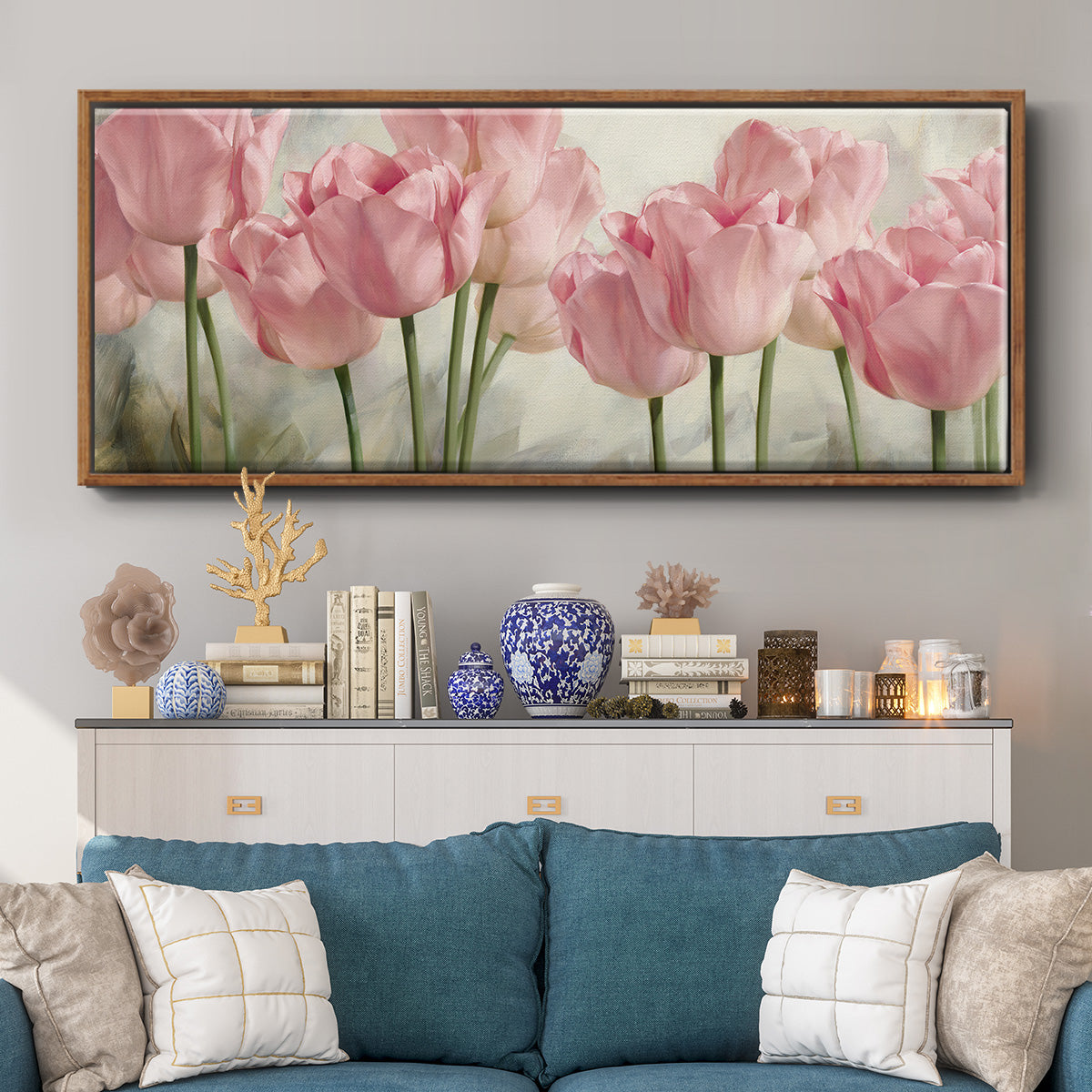 Nature Inspired II - Floater Framed Canvas Print