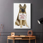 Love and German Shepherd - Canvas Art Print