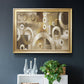 Neutral Motion - Modern Framed Canvas Print