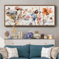 Pop Garden - Floater Framed Canvas Print