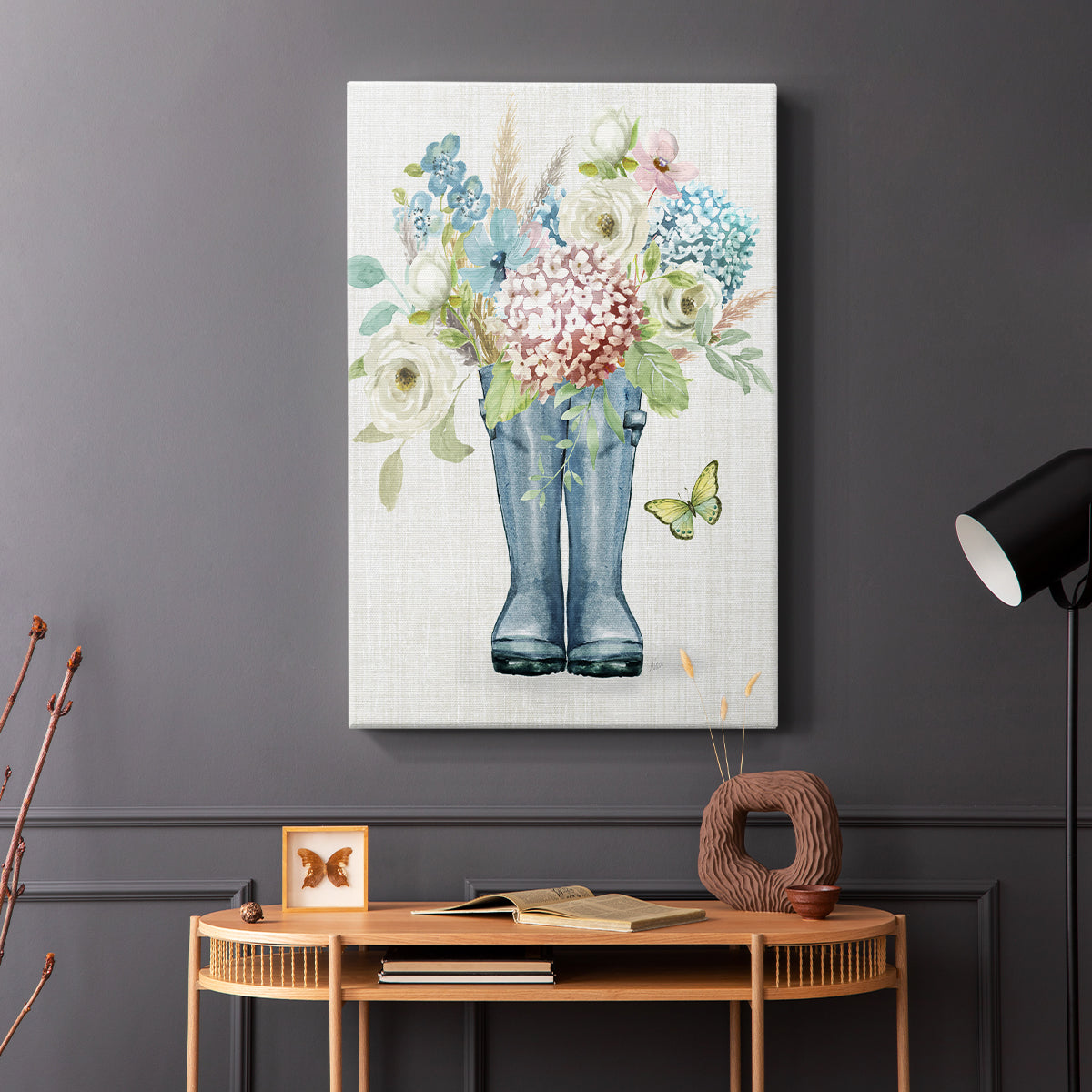 Garden Boots - Canvas Art Print