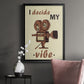 Movie Time III - Modern Framed Canvas Print