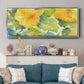 Citrus Hibiscus - Floater Framed Canvas Print