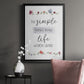 The Simple Things - Modern Framed Canvas Print