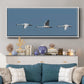 Wing Up Wing down - Floater Framed Canvas Print