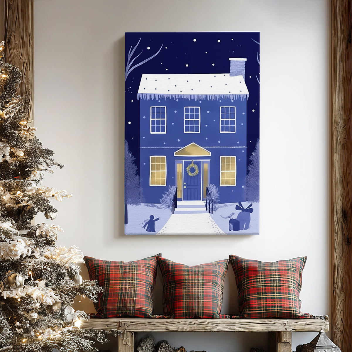 Powder Blue Serenade of Bells - Canvas Art Print