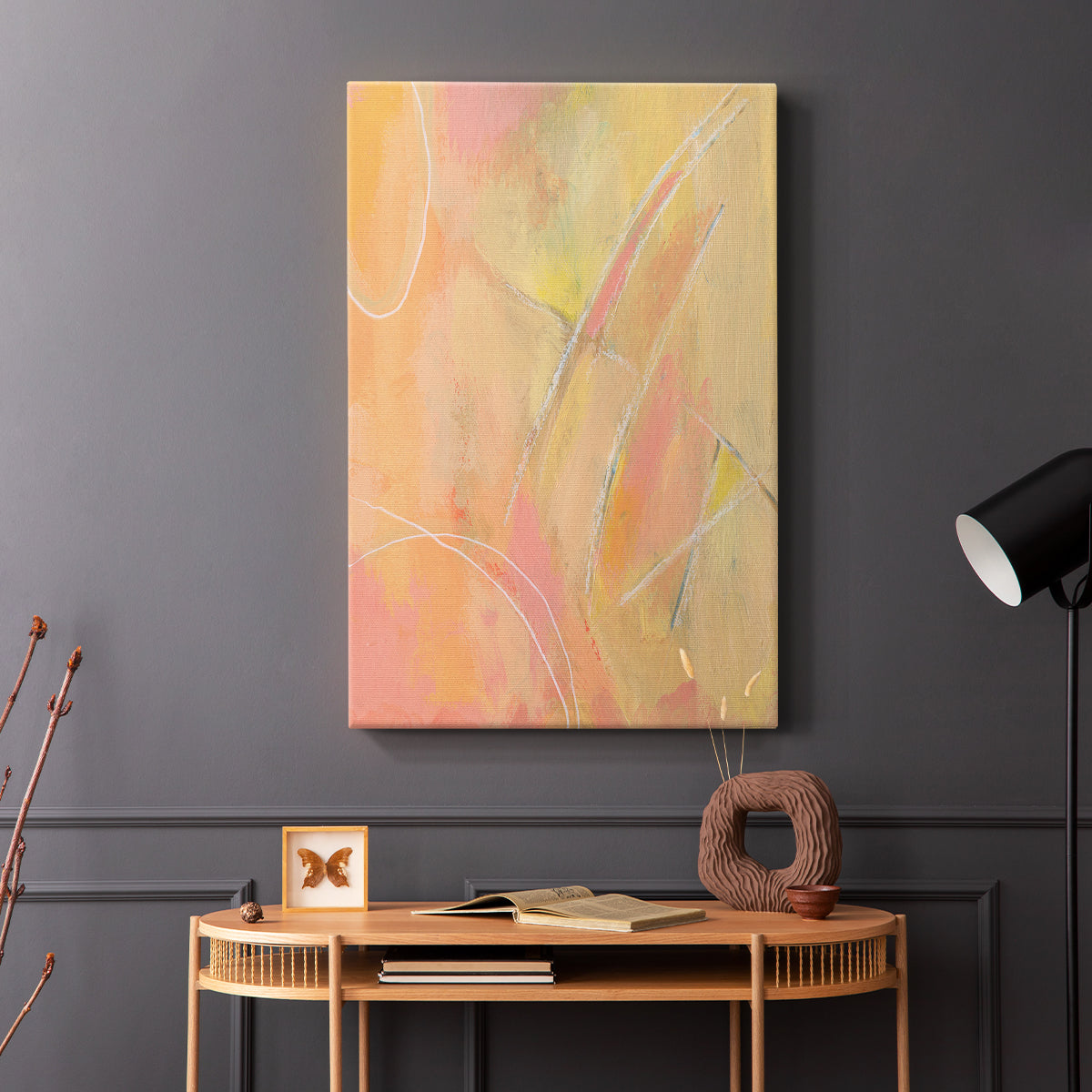 Peach Bliss III - Canvas Art Print