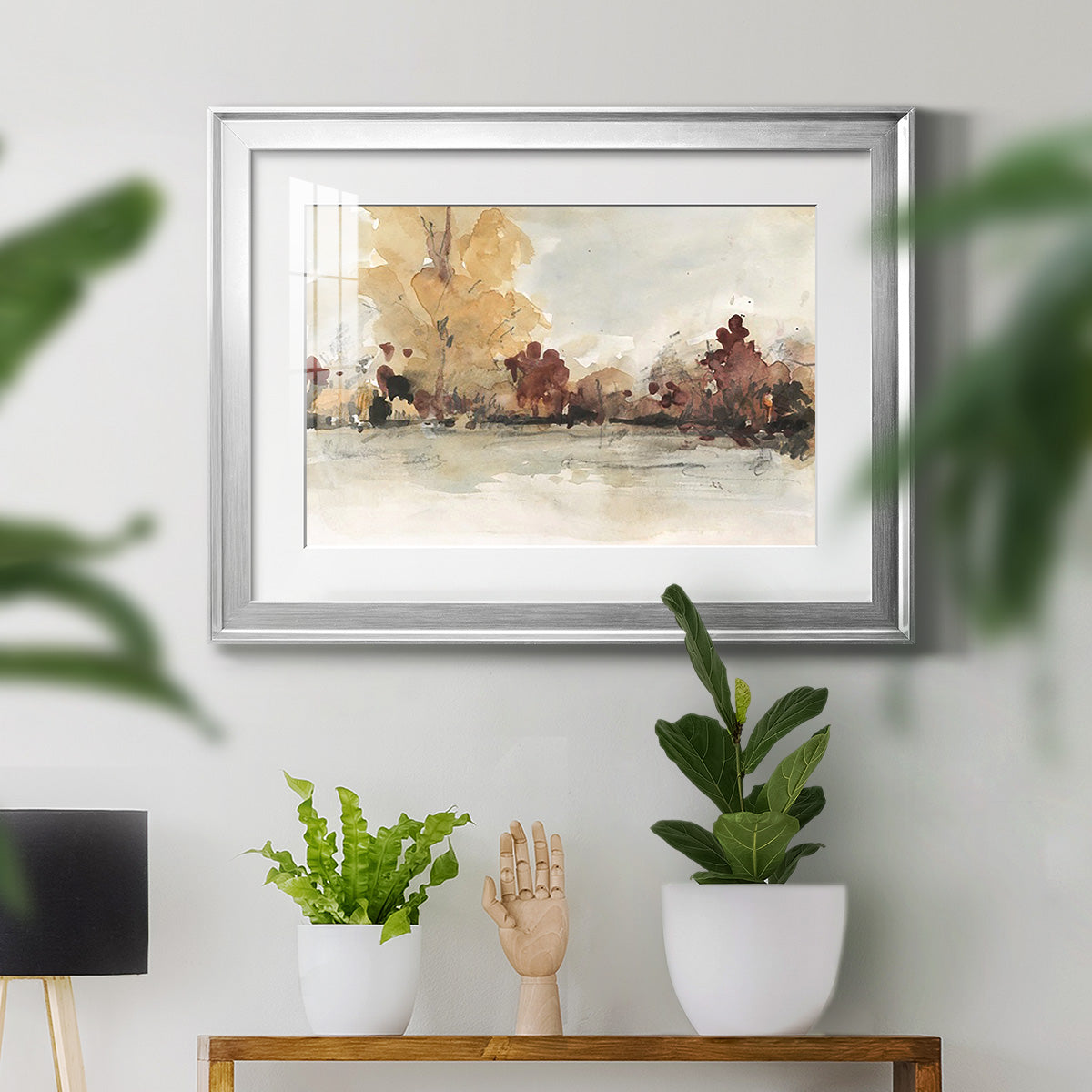 The Autumn View I - Modern Framed Art Print
