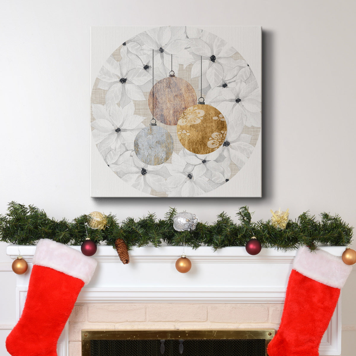 Sophisticated Christmas Collection C-Premium Gallery Wrapped Canvas - Ready to Hang