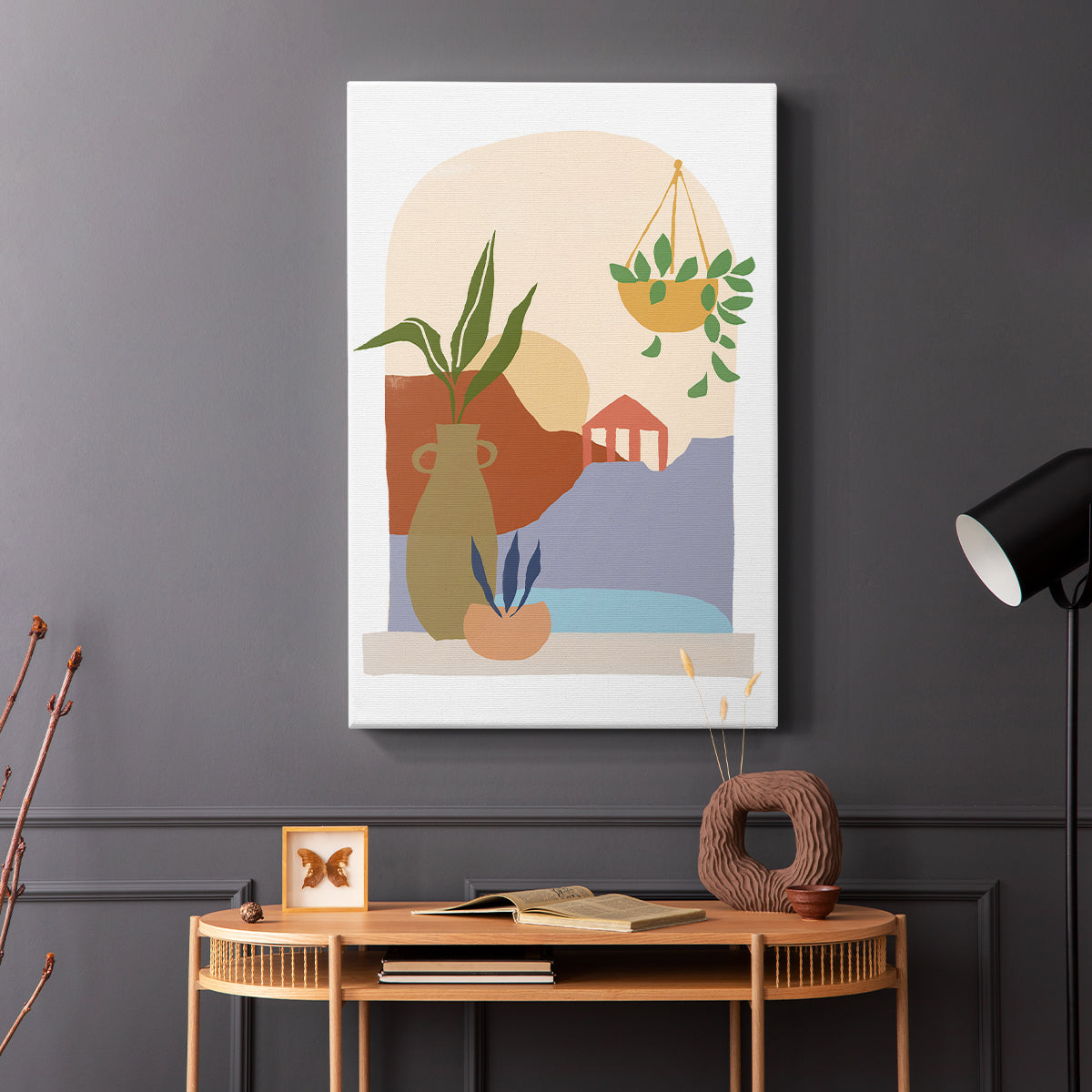 Paper Scene II - Canvas Art Print