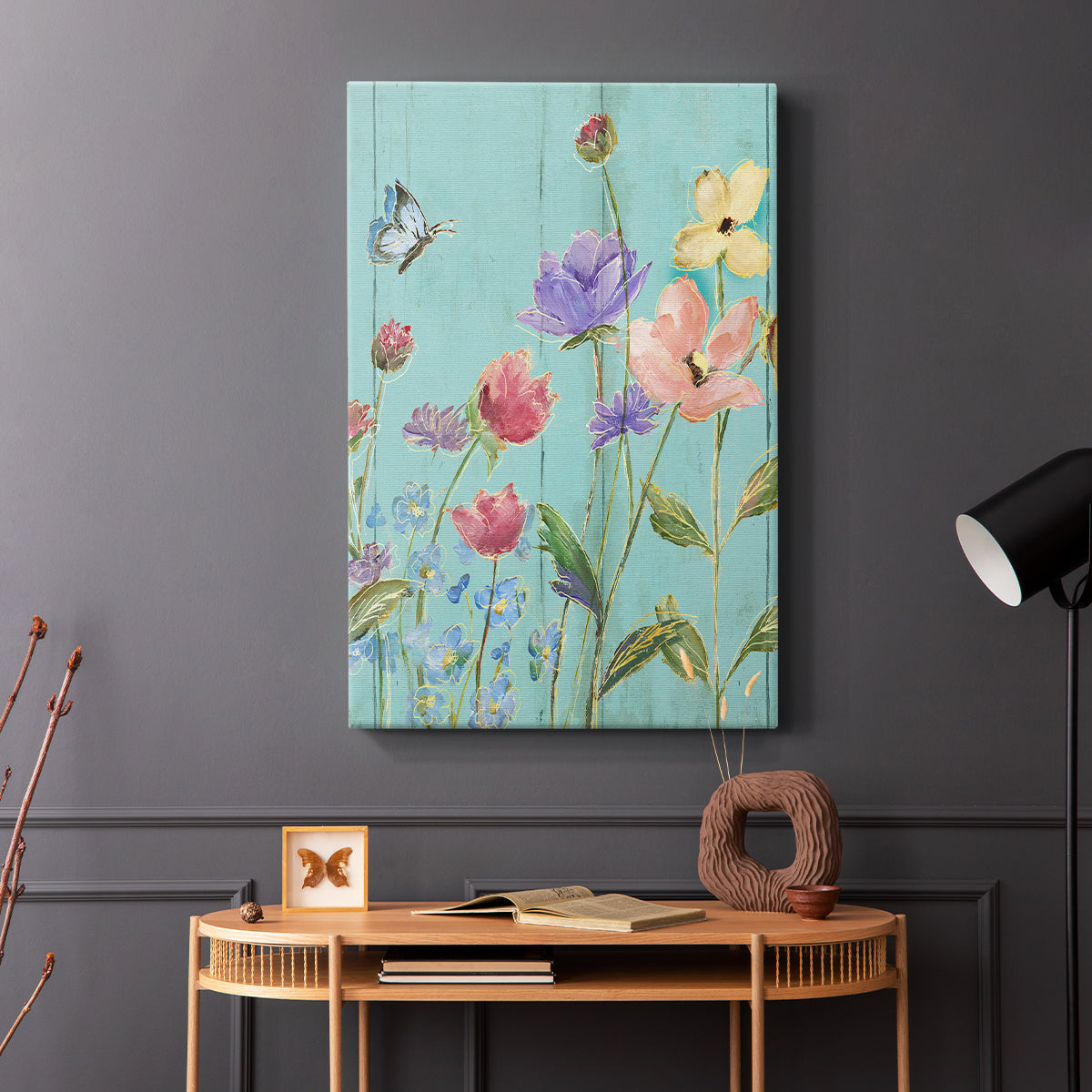 Wildflower Flutter III - Canvas Art Print