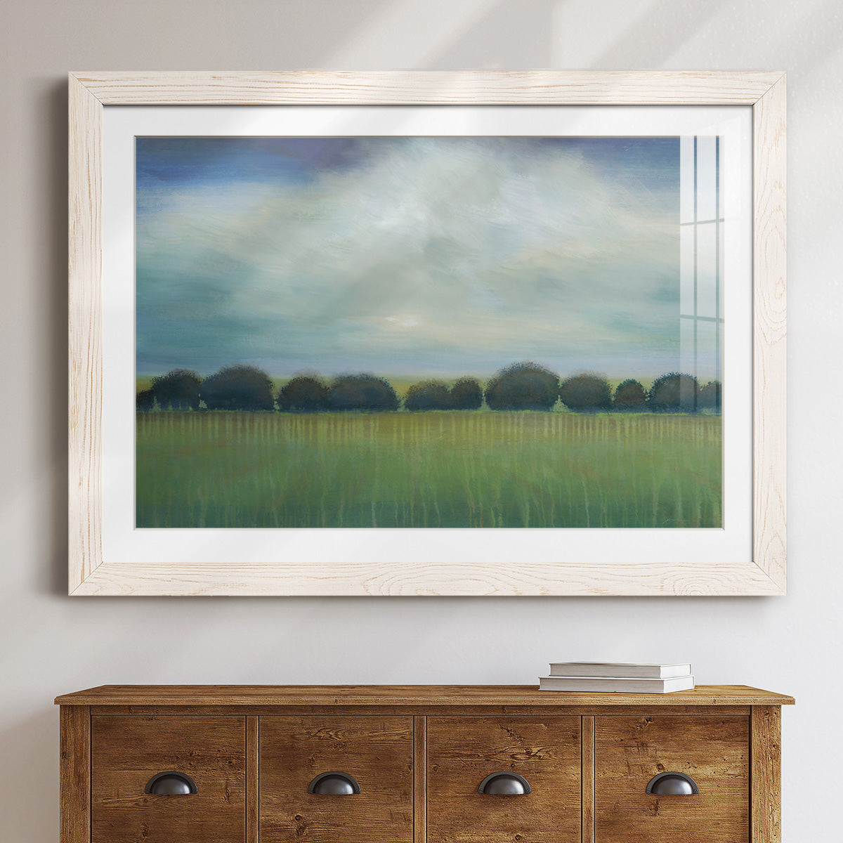 Greener Pastures - Barnwood Framed Art Print
