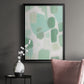 River Shapes II - Modern Framed Canvas Print