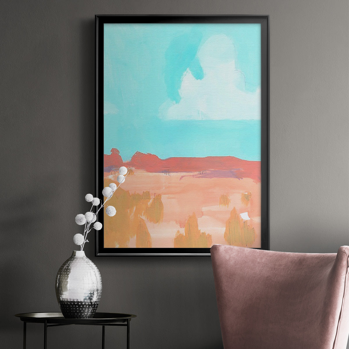 Wide Open Spaces I - Modern Framed Canvas Print