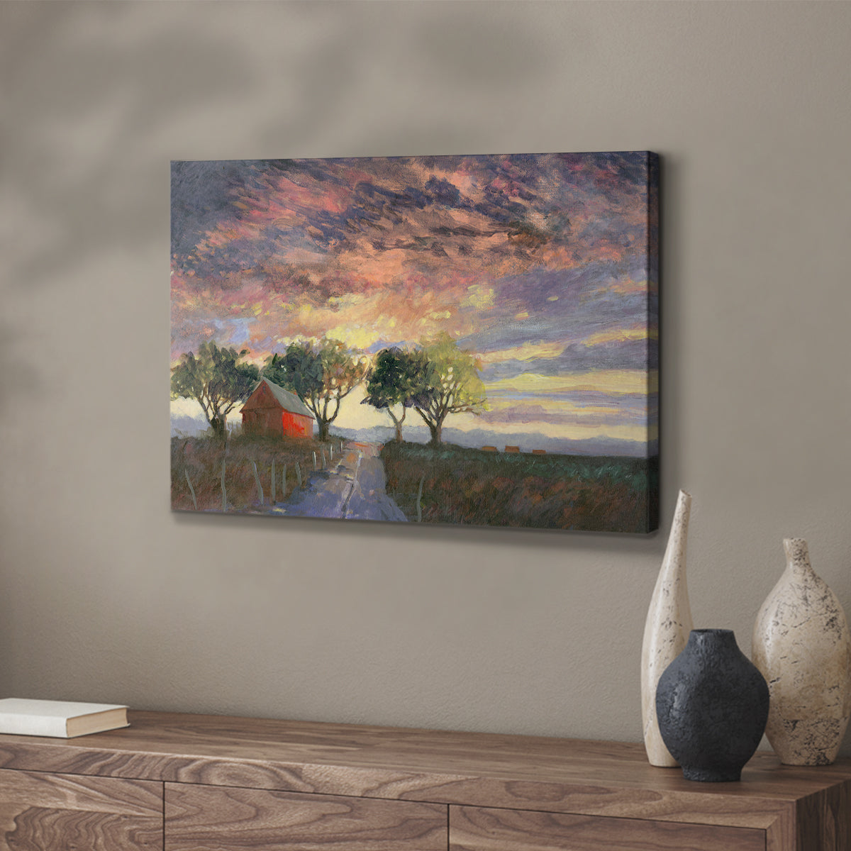 Fire in the Sky - Canvas Art Print