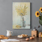 Yellow Spray in Vase I Premium Gallery Wrapped Canvas - Ready to Hang