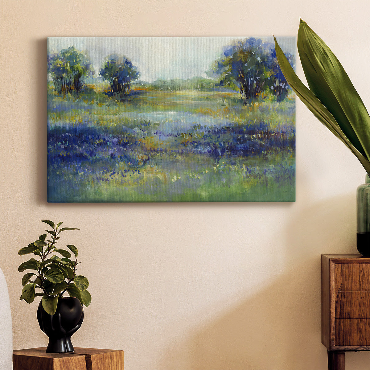 Wildflower View Premium Gallery Wrapped Canvas - Ready to Hang