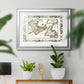 Bordered Map of Canada - Modern Framed Art Print
