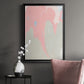 Blushing Abstract IV - Modern Framed Canvas Print