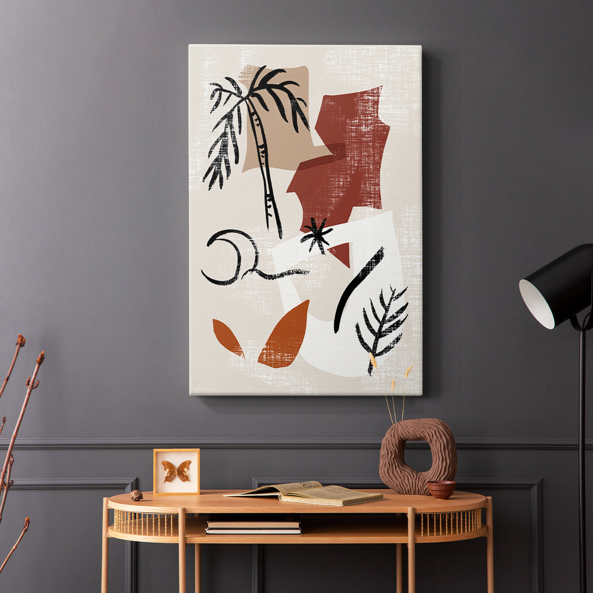 Soft Palms I - Canvas Art Print