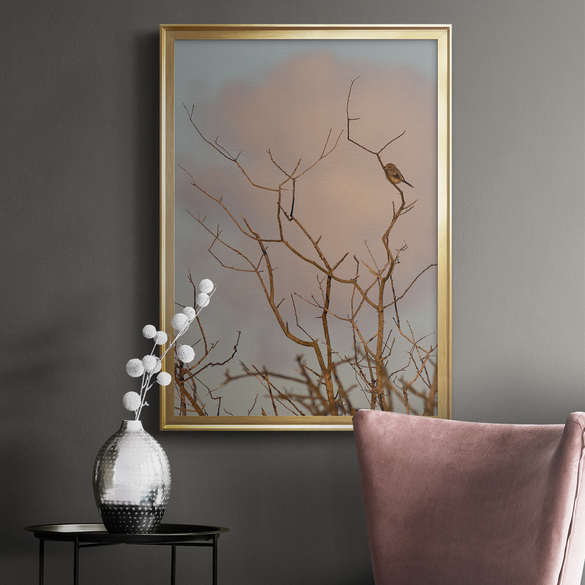 At Dawn - Modern Framed Canvas Print