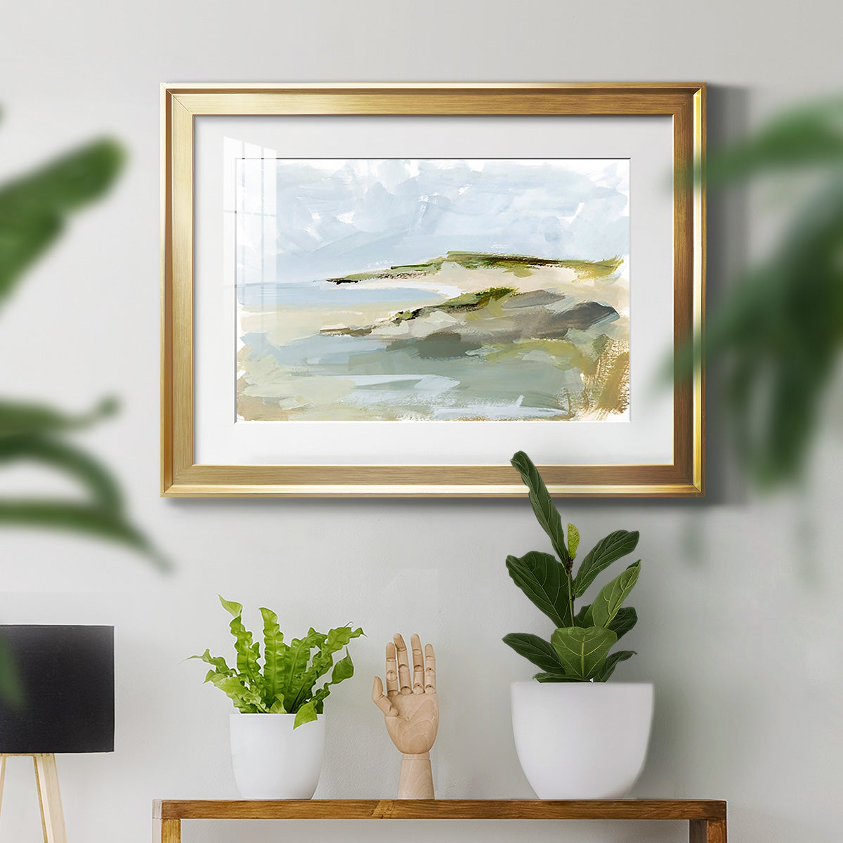 Sea Cove Impression I Premium Framed Print - Ready to Hang