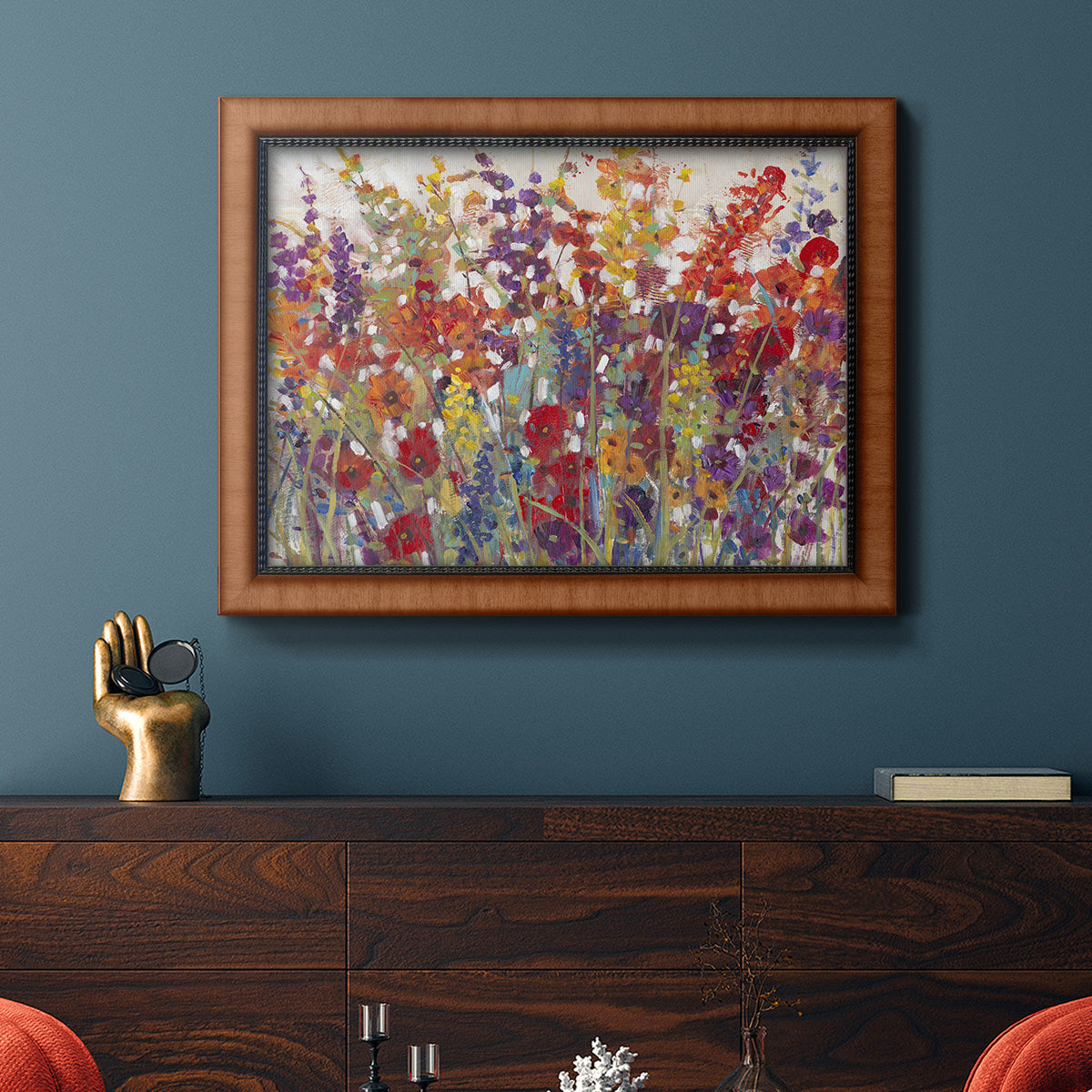 Variety of Flowers II Premium Framed Canvas- Ready to Hang