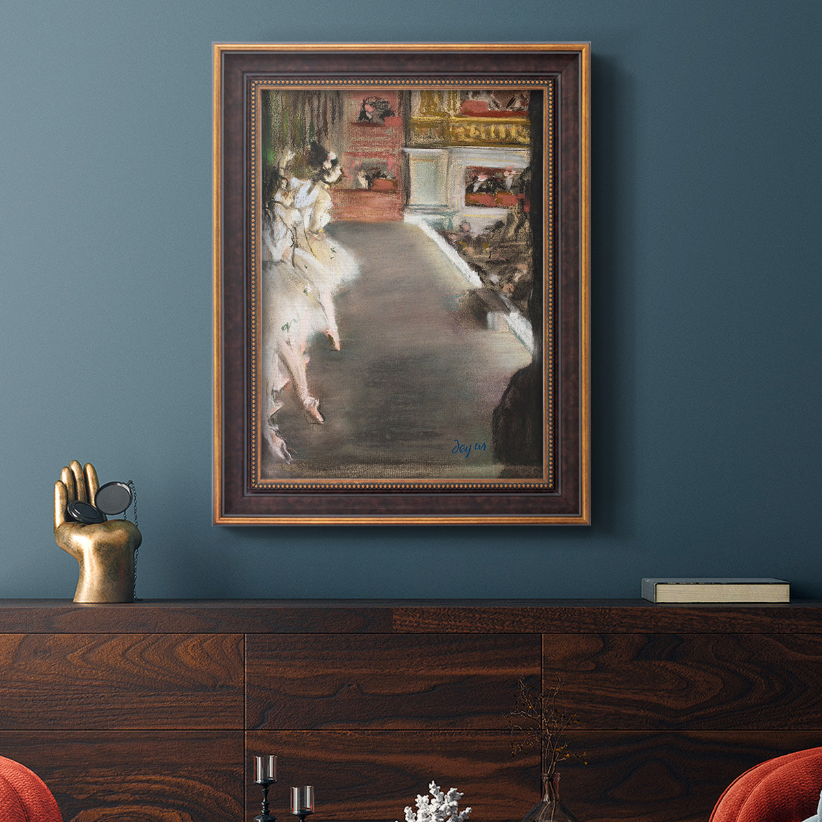 Dancers at the Old Opera House - Ornate Framed Canvas Print