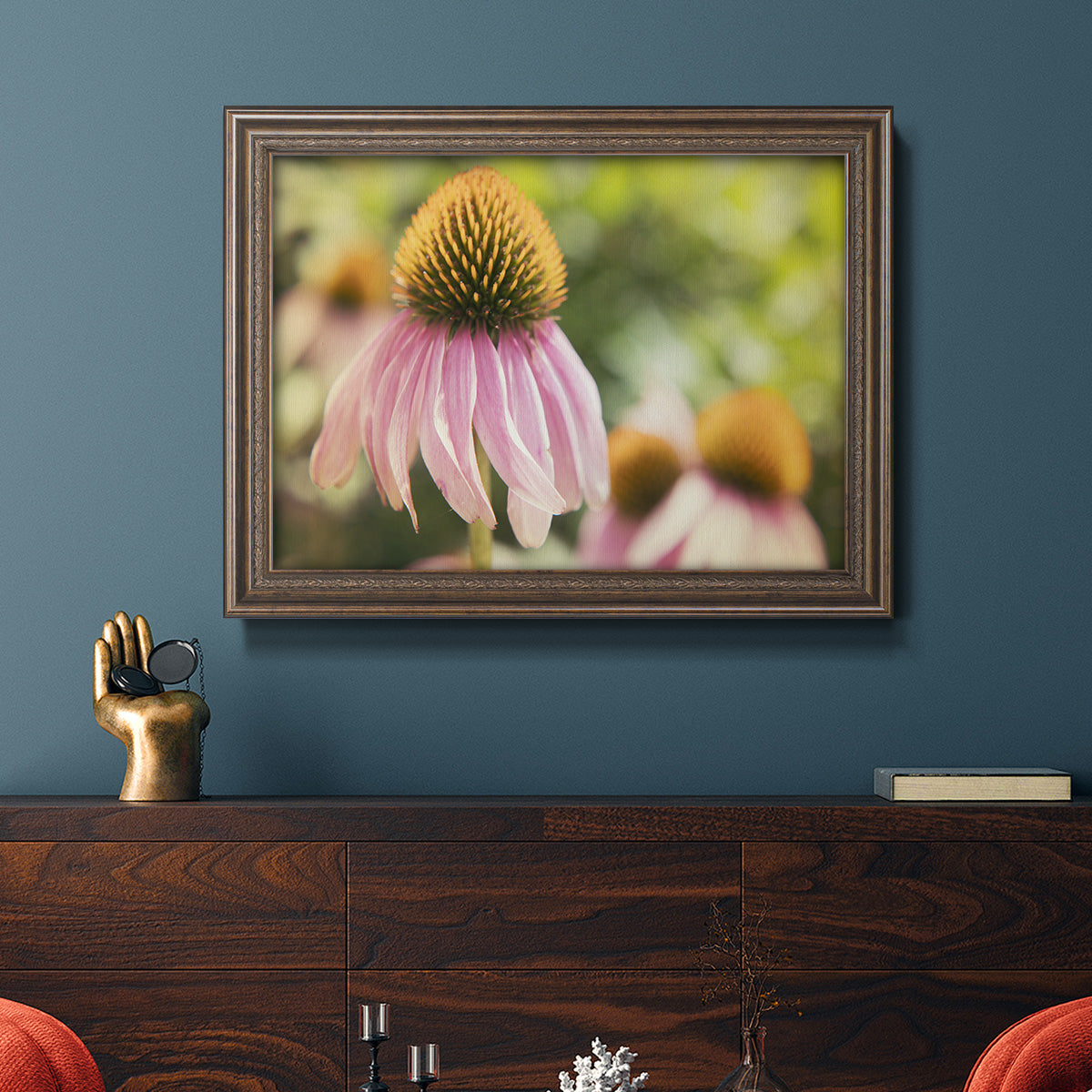 Echinacea Study II Premium Framed Canvas- Ready to Hang