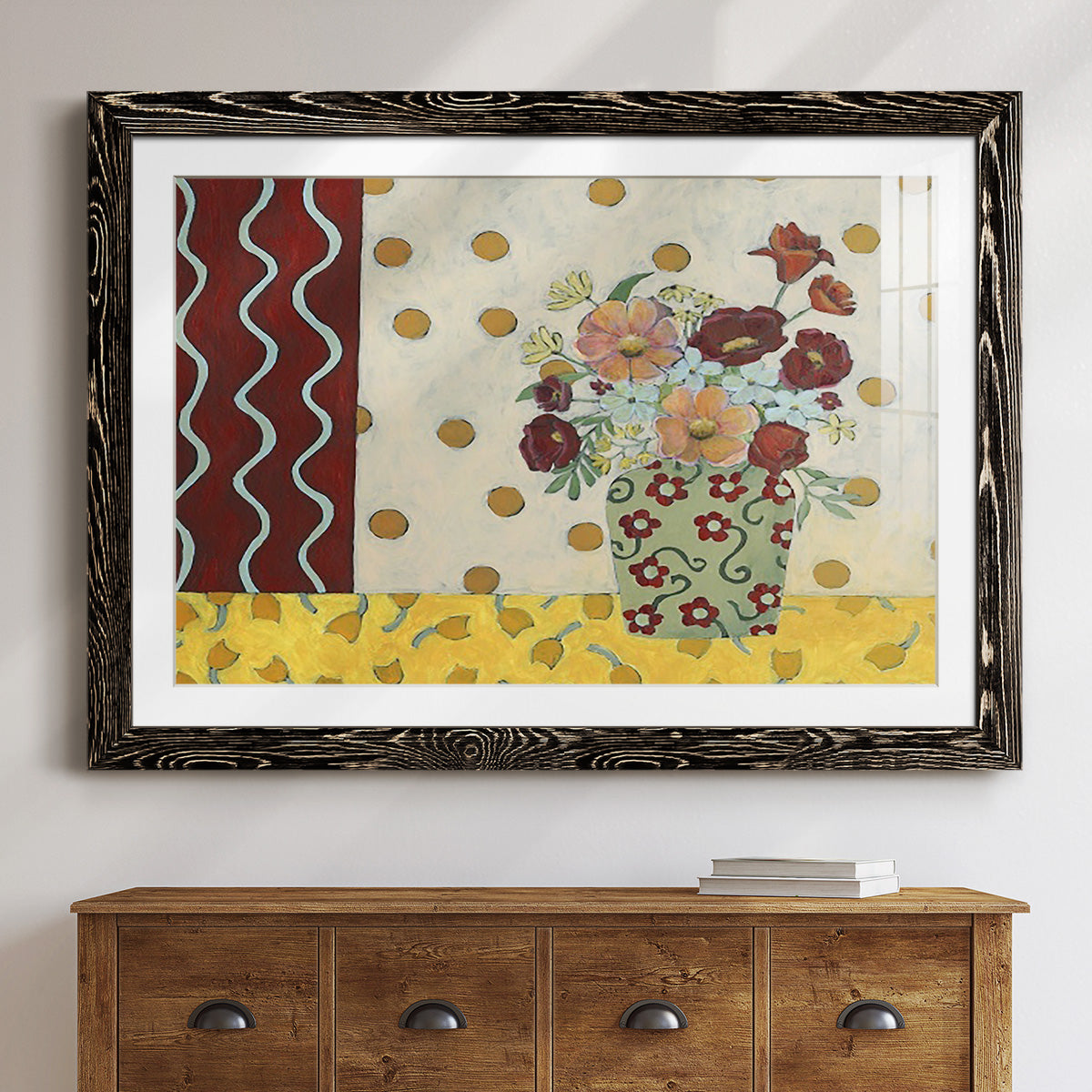 Flowerscape II-Premium Framed Print - Ready to Hang