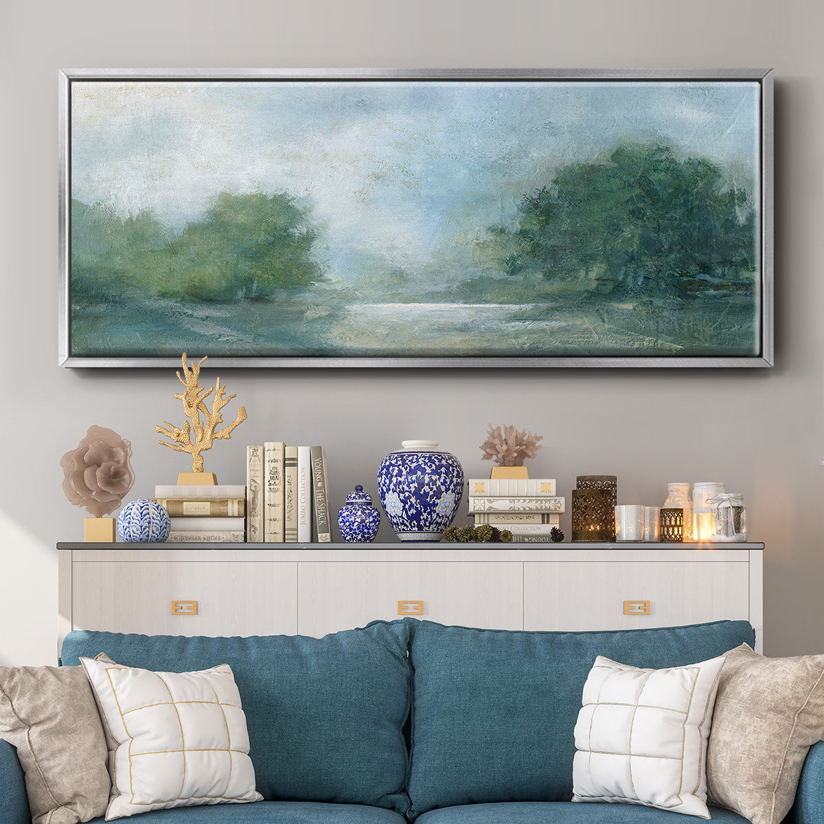 Summer Afternoon - Floater Framed Canvas Print