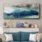 Shifting Seashore - Floater Framed Canvas Print