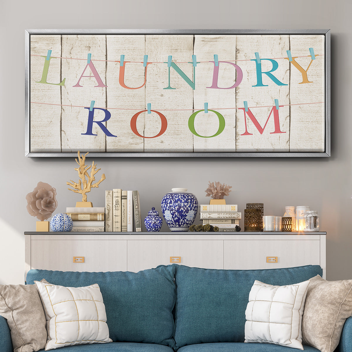 Cloisonne Butterfly - Floater Framed Canvas Print